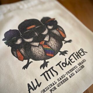 Tote Bag Black and White