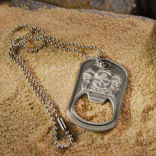 Dogtag necklace opener