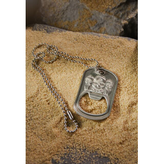 Dogtag necklace opener